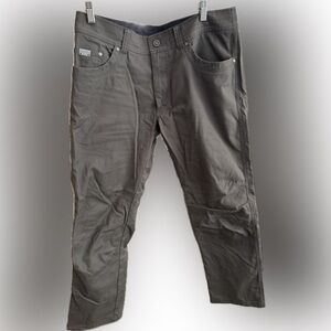 Kuhl Men's gravel Gray Kanvus pants 34x30 tagged worn once